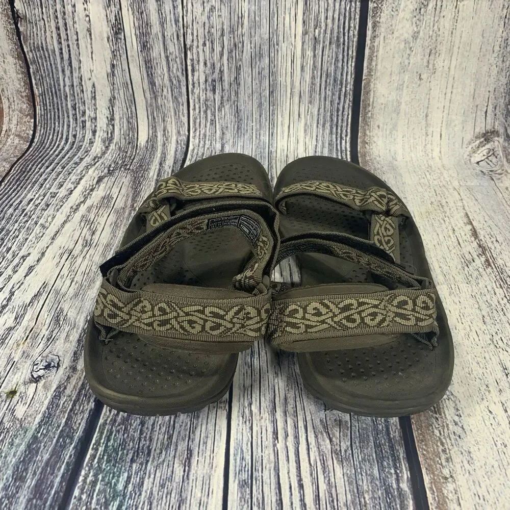 Teva Hurricane 6502 Brown Adjustable Straps Sandals Men’s Size 12
